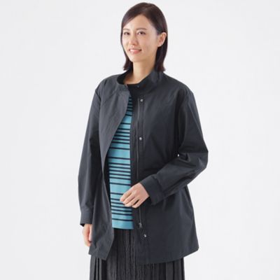 【はっ水】【透湿性】【花粉対策】【ウォッシャブル】グレースメモリースタンドカラーコート（Ｕ１Ａ０１４２１＿＿）