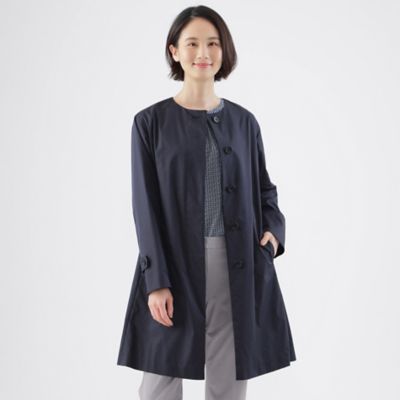 【はっ水】【ウォッシャブル】ファンクションツイルノーカラーコート（Ｕ１Ａ０２３００＿＿）