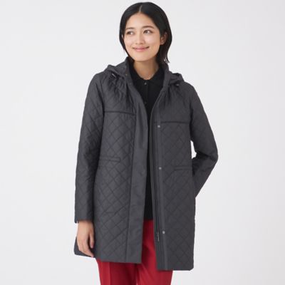 TRANSWORK (Women)/トランスワーク キルティングタフタコート(U1A02630__) アオ28L コート・ジャケット【三越伊勢丹/公式】