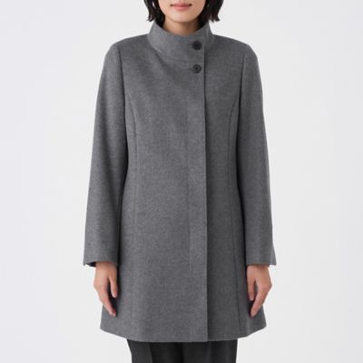 カシミヤ混メルトンウールコート（U1B01652＿＿） | TRANSWORK