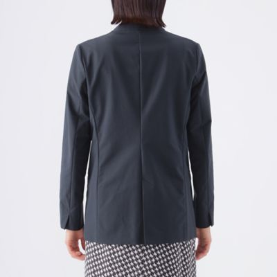 【美シリーズ】【弱はっ水】【防しわ】【透湿性】【ウォッシャブル】ウィンタードッツノーカラージャケット（Ｕ１Ｅ０２４１０＿＿）