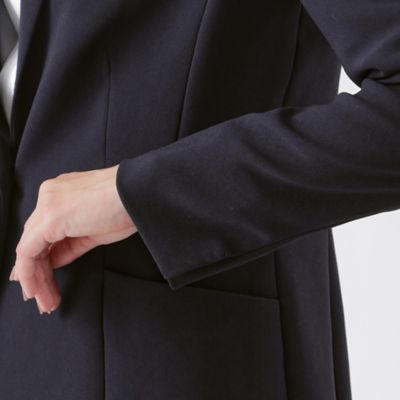 【ウォッシャブル】【美シリーズ】【セットアップ対応】ダブルフェイステーラードジャケット（Ｕ１Ｅ０５３０１＿＿）