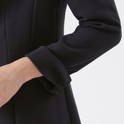【ウォッシャブル】【美シリーズ】【セットアップ対応】ダブルフェイステーラードジャケット（Ｕ１Ｅ０５３０１＿＿）