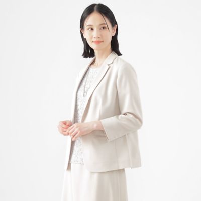 ＜TRANSWORK (Women)＞【美シリーズ】【ＵＶ対策】【着用しわ軽減】【ウォッシャブル】エアリーコードレーンテーラードジャケット（Ｕ１Ｅ０７５５０＿＿）
