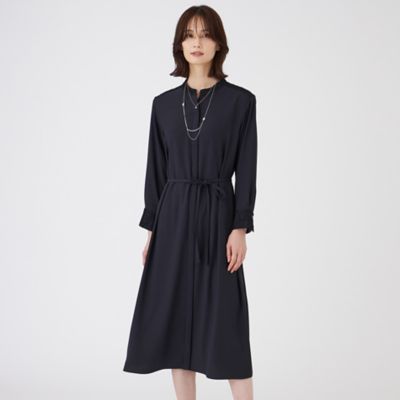 ＜TRANSWORK (Women)＞【ウォッシャブル】プライムジョーゼットワンピース（Ｕ１Ｊ０５６４３＿＿）