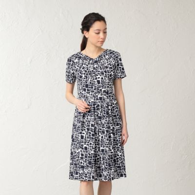 ｕｖ対策 吸水速乾 接触冷感 ブロックプリントワンピース ｕ１ｊ３３１６８ 三越伊勢丹オンラインストア 公式