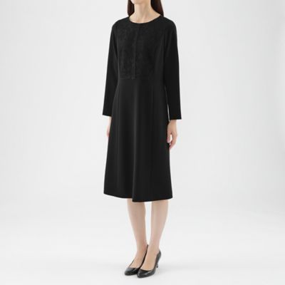 ❤️TO BE CHIC ❤️レースコンビダブルクロス ワンピース新品未使用 TO BE CHIC - ❤️TO BE CHIC ❤️レースコンビダブルクロス