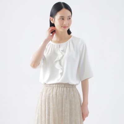 TRANSWORK (Women)/トランスワーク 【ウォッシャブル】オフショアベネ　ブラウス（Ｕ１Ｍ０８５１１＿＿）