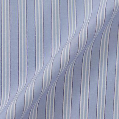 【ウォッシャブル】コットンタイプライターストライプシャツ（Ｕ１Ｍ０９１２３＿＿）