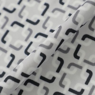 【ウォッシャブル】【ＵＶ対策】【吸水速乾】【接触冷感】ブロックチェーンプリントエアファインブラウス（Ｕ１Ｍ１０１３１＿＿）
