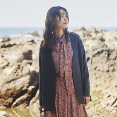 TRANSWORK (Women)/トランスワーク 【ウォッシャブル】ジオメトリックプリントブラウス(U1M11442__)
