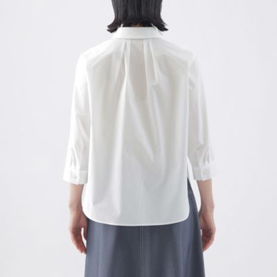 【接触冷感】【ＵＶ対策】【ウォッシャブル】ファンクションタイプライターシャツブラウス（Ｕ１Ｍ１１５４０＿＿）