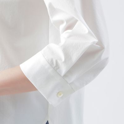 【接触冷感】【ＵＶ対策】【ウォッシャブル】ファンクションタイプライターシャツブラウス（Ｕ１Ｍ１１５４０＿＿）