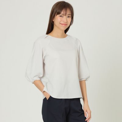＜TRANSWORK (Women)＞【吸水速乾】【防しわ性】【ウォッシャブル】コードレーンストライプブラウス（Ｕ１Ｍ３４１７２＿＿）