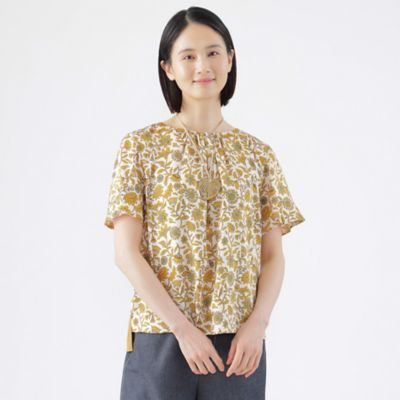 【トランスワーク】アンティーク小紋プリントプルオーバーブラウス 楽天市場】【SALE／23%OFF】【ウォッシャブル】幾何エンブロイ
