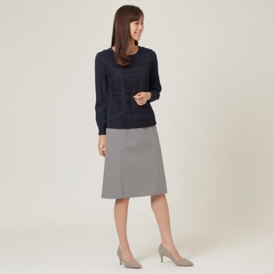 【ウォッシャブル】エンブロイダリーボーダーコンビニット（Ｕ１Ｎ０３１１２＿＿）