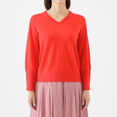【ＷＥＢ・一部店舗限定】【ウォッシャブル】スーパーファインウールＶネックプルオーバーニット（Ｕ１Ｎ１０４９１＿＿）
