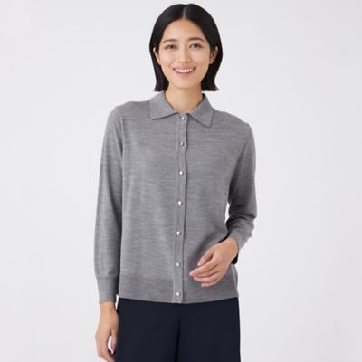 TRANSWORK (Women)/トランスワーク エクストラファインウールプルオーバー(U1N14637__) グレー07L トップス【三越伊勢丹/公式】