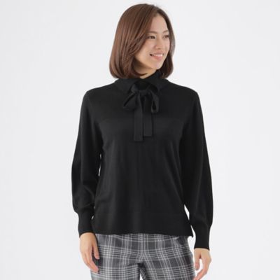 TRANSWORK (Women)/トランスワーク 【WEB・一部店舗限定】【ウォッシャブル】スーパーファインウールプルオーバーニット(U1N16491__)