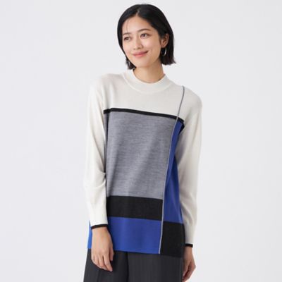 ＜TRANSWORK (Women)＞【ウォッシャブル】エクストラファインウールプルオーバー（Ｕ１Ｎ１８６５７＿＿）