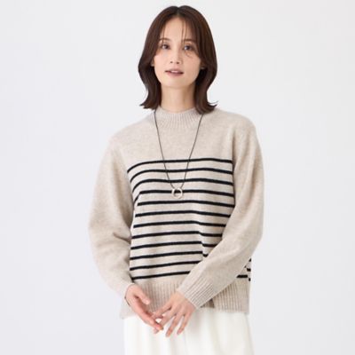 ＜TRANSWORK (Women)＞【ウォッシャブル】エアリーウールニットプルオーバー（Ｕ１Ｎ２４６６５＿＿）