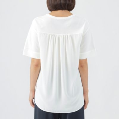 【接触冷感】【吸水速乾】【ＵＶ対策】【ウォッシャブル】ポンチコンビプルオーバーカットソー（Ｕ１Ｐ０１４０５＿＿）