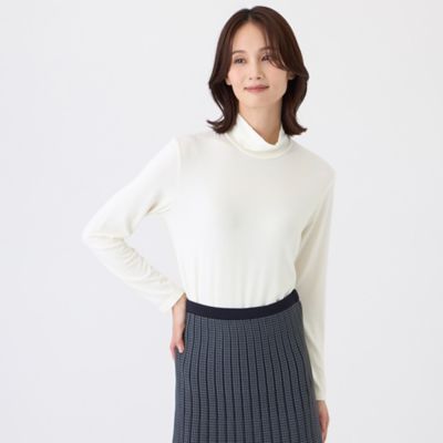 ＜TRANSWORK (Women)＞【ウォッシャブル・吸湿発熱】サクラウォームベア天カットソー（Ｕ１Ｐ１０６７０＿＿）