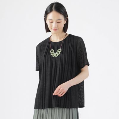 【ウォッシャブル】ラッセルレースプルオーバーカットソー（Ｕ１Ｐ６６３６６＿＿）
