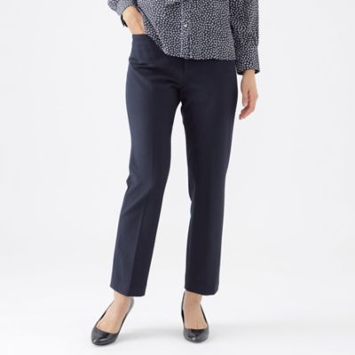 【SALE】TRANSWORK (Women)/トランスワーク ピーチツイルテーパードパンツ(U1R06447__) アオ パンツ・ズボン【三越伊勢丹/公式】