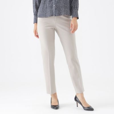 【SALE】TRANSWORK (Women)/トランスワーク ピーチツイルテーパードパンツ(U1R06447__) ベージュ パンツ・ズボン【三越伊勢丹/公式】