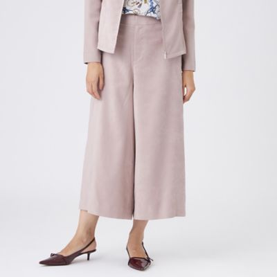 ＜TRANSWORK (Women)＞【ウォッシャブル】ストレッチスエードパンツ（Ｕ１Ｒ０６６２０＿＿）