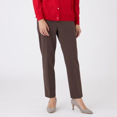 TRANSWORK (Women)/トランスワーク アルガンオイルストレッチパンツ(U1R11636__) チャ56L パンツ・ズボン【三越伊勢丹/公式】