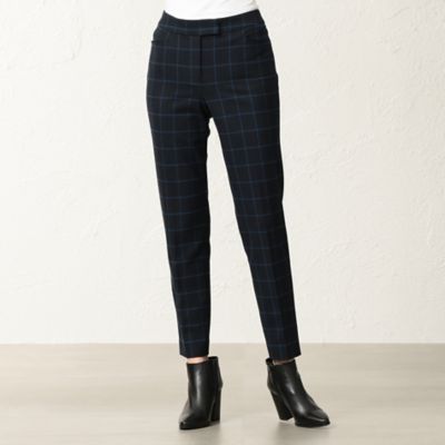 【美Ｓｌｉｍ　Ｐａｎｔｓ】【ウォッシャブル】チェルビックチェックスティックパンツ（Ｕ１Ｒ１５８３７＿＿）
