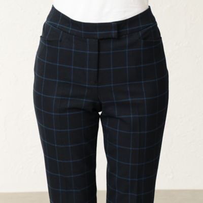 【美Ｓｌｉｍ　Ｐａｎｔｓ】【ウォッシャブル】チェルビックチェックスティックパンツ（Ｕ１Ｒ１５８３７＿＿）