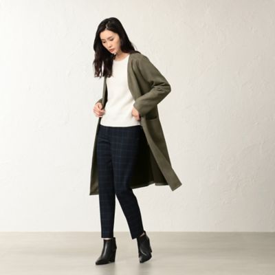 【美Ｓｌｉｍ　Ｐａｎｔｓ】【ウォッシャブル】チェルビックチェックスティックパンツ（Ｕ１Ｒ１５８３７＿＿）