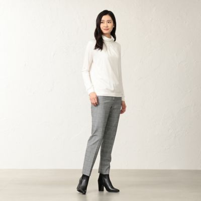 【美Ｓｌｉｍ　Ｐａｎｔｓ】【ウォッシャブル】チェルビックチェックスティックパンツ（Ｕ１Ｒ１５８３７＿＿）