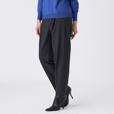 ＜TRANSWORK (Women)＞【ウォッシャブル】チェルソフト２ＷＡＹストレッチストライプパンツ（Ｕ１Ｒ１６６６６＿＿）