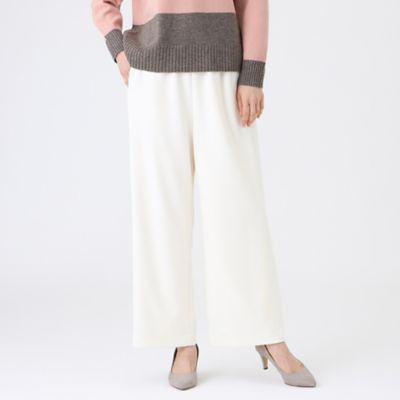 ＜TRANSWORK (Women)＞【ウォッシャブル】ダブルフェイスジャージパンツ（Ｕ１Ｒ１９６７２＿＿）