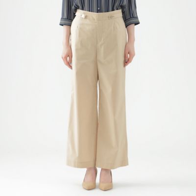 【はっ水】【ＵＶ対策】【ウォッシャブル】カミフワイドストレートパンツ（Ｕ１Ｒ３４３３７＿＿）