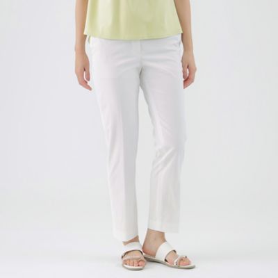 ＜TRANSWORK (Women)＞【美シリーズ】【接触冷感】【ＵＶ対策】【ウォッシャブル】ストレッチテーパードパンツ（Ｕ１Ｒ４９３４３＿＿）