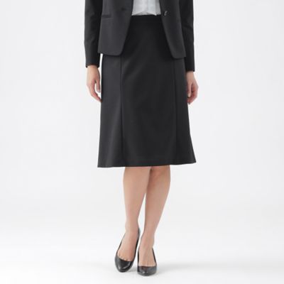 【SALE】TRANSWORK (Women)/トランスワーク トリアセスビンモクロディスカート(U1S04509__) クロ09L ひざ丈スカート【三越伊勢丹/公式】