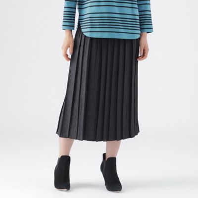 ウォッシャブル】レースジャカードリバーシブルスカート