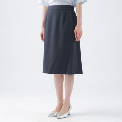 【美シリーズ】【セットアップ対応】【吸水速乾】【接触冷感】【防しわ】【ウォッシャブル】エバレットクロススカート（Ｕ１Ｓ０６５３０＿＿）
