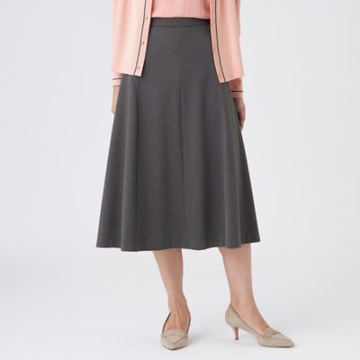 ＜TRANSWORK (Women)＞【美シリーズ・セットアップ対応・ウォッシャブル】プレミアムジャージスカート（Ｕ１Ｓ１０６２５＿＿）