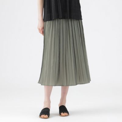 ウォッシャブル】シアーリバーシブルスカート（U1S66369＿＿