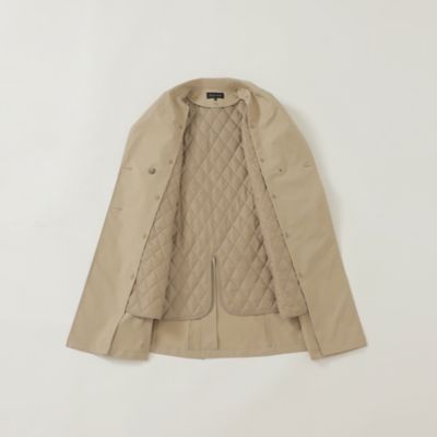 ◆◆【Ｌ】【はっ水】【中わたライナー付】　【ウォッシャブル】２ＷＡＹツイルトレンチコート（Ｕ３Ａ０２１００＿＿）