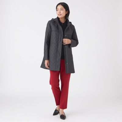 完売品❤️ダイアグラム　ピーコート　ダブル　キルティング　異素材　ラベンダー　S 完売品❤️ダイアグラム ピーコート ダブル キルティング 異素材