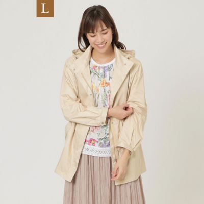 【Ｌ】【花粉対策】【はっ水】【ウォッシャブル】アーティーローザアンチポランコート（Ｕ３Ａ０３１１６＿＿）