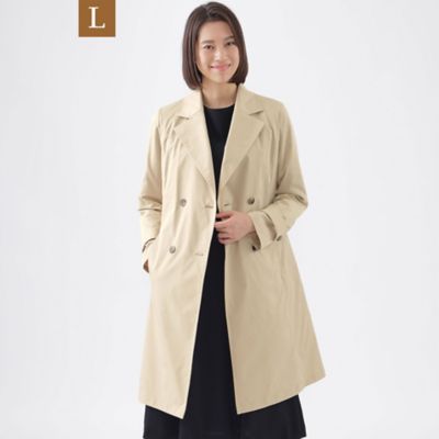 TRANSWORK L (Women/大きいサイズ)/トランスワークＬ 【L】【はっ水】【中わたライナー付】【ウォッシャブル】ファンクションツイルトレンチコート(U3A03300__)
