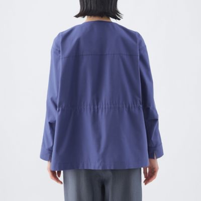 【Ｌ】【はっ水】【ウォッシャブル】Ｔ／Ｃタッサーノーカラーブルゾン（Ｕ３Ａ０３５３８＿＿）